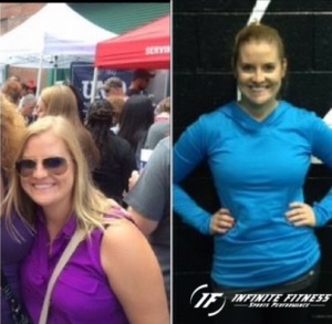 Courtney before and after