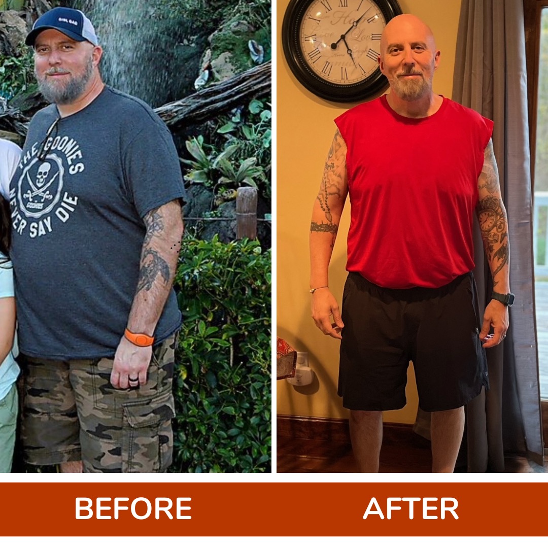 Keith DiCorpo before and after transformation