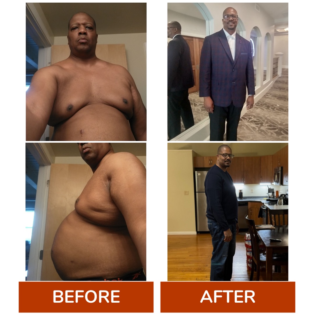 Tommy Pace before and after transformation